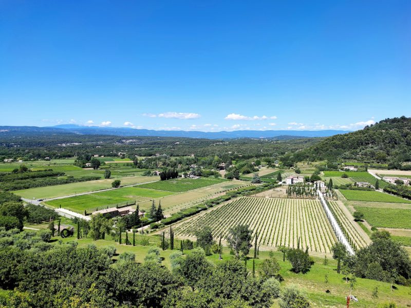 Terre Aquila Menerbes Vue depuis Ménerbes